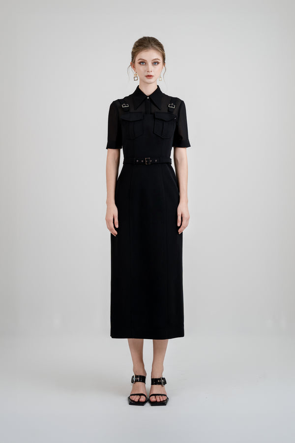 ĐẦM LASANRA GIANNA ( Không kèm áo sơ mi bên trong)